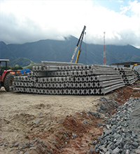 Estacas pré moldadas